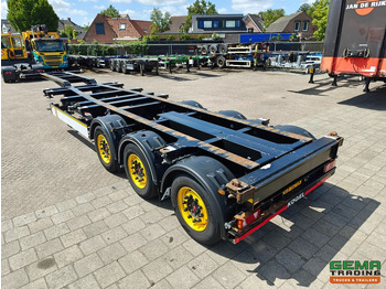 Container transporter/ Swap body semi-trailer Kögel PORT 40 SIMPLEX 20 3-Assen SAF - Schijfremmen - 2x20FT/30FT/40FT - Achterschuiver: picture 3