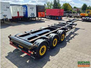 Container transporter/ Swap body semi-trailer Kögel PORT 40 SIMPLEX 20 3-Assen SAF - Schijfremmen - 2x20FT/30FT/40FT - Achterschuiver: picture 5