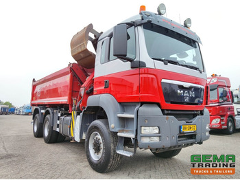 MAN TGS 26.400 6x6 4 Daycab Euro4 - HMF1643Z2 - Hyva 2-Zijdige Kipper 5.4m. - REBUILT ENGINE - TOP! (V584) leasing MAN TGS 26.400 6x6 4 Daycab Euro4 - HMF1643Z2 - Hyva 2-Zijdige Kipper 5.4m. - REBUILT ENGINE - TOP! (V584): picture 3