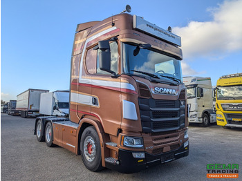 Tractor truck Scania S730 6x4 Topline Euro6 - V8 - Retarder - Costum Interior - Vollucht - Alcoa's: picture 2