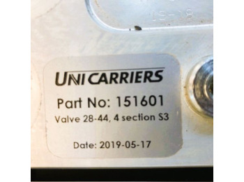 Hydraulic valve for Material handling equipment Hydraulic control valve for Unicarriers: picture 1