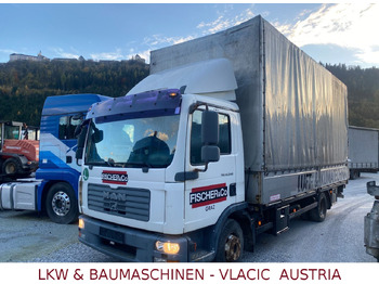 Curtain side truck MAN TGL 12.240