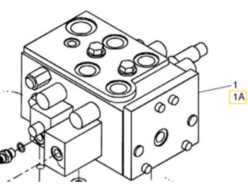 Hydraulic valve CASE
