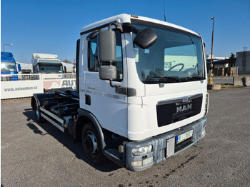 Hook lift truck, Crane truck MAN TGL 12.180 4X2 BL: picture 2