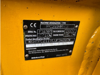 Mini excavator Komatsu PC 26 MR-3: picture 5 Mini excavator Komatsu PC 26 MR-3: picture 5