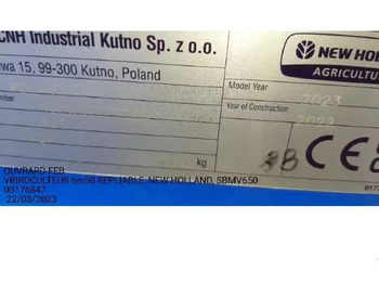 Cultivator New Holland sbmv650: picture 2 Cultivator New Holland sbmv650: picture 2