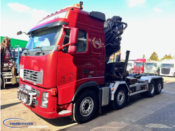 Hook lift truck, Crane truck Volvo FH 440 HIAB 377 E6 + JIB 70X E4, 8x2, Euro 5: picture 3
