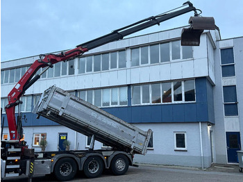 Tipper, Crane truck MAN TGS 35.480 8X4 + HMF 2420-K3 REMOTE + TIPPER: picture 3 Tipper, Crane truck MAN TGS 35.480 8X4 + HMF 2420-K3 REMOTE + TIPPER: picture 3