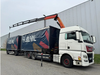 Curtain side truck MAN TGX 26.480