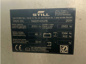 Forklift STILL RX20