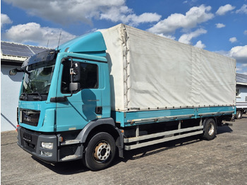 Curtain side truck MAN TGM 15.290