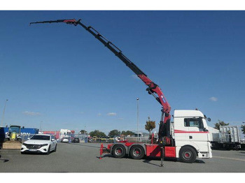 Tractor truck MAN 28.500 TGX 6X2-2 BLS, Kran HMF 5020-K6, Funk,23m: picture 2