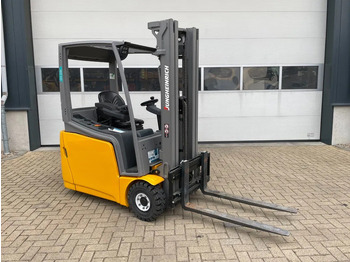 Forklift Jungheinrich EFG 216K 1.6 ton Triplex Freelift Sideshift Elektra Heftruck Accu 2020: picture 2