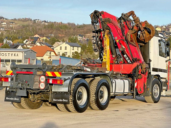 Hook lift truck, Crane truck Mercedes-Benz ACTROS 3340 * ABROLLKIPPER * EPSILON E245ZA /6x4: picture 4