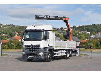 Crane truck, Dropside/ Flatbed truck Mercedes-Benz AROCS 2542* PK 13001-K B* TOPZUSTAND: picture 2 Crane truck, Dropside/ Flatbed truck Mercedes-Benz AROCS 2542* PK 13001-K B* TOPZUSTAND: picture 2