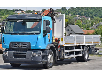 Crane truck, Dropside/ Flatbed truck Renault C 320 * PK 12002 EH A + FUNK * TOPZUSTAND: picture 4
