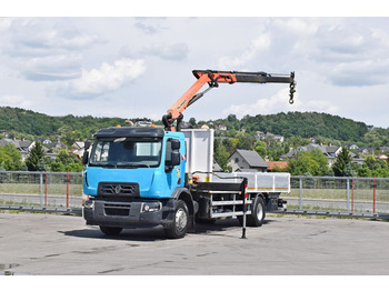 Crane truck, Dropside/ Flatbed truck Renault C 320 * PK 12002 EH A + FUNK * TOPZUSTAND: picture 2