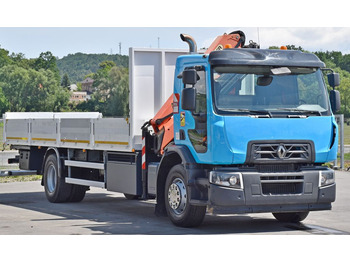 Crane truck, Dropside/ Flatbed truck Renault C 320 * PK 12002 EH A + FUNK * TOPZUSTAND: picture 3