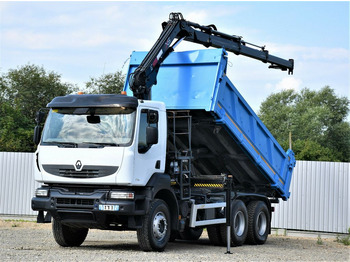 Crane truck, Tipper Renault KERAX 370 DXI* HIAB 122B-3 HIDUO/FUNK * 6x4: picture 2 Crane truck, Tipper Renault KERAX 370 DXI* HIAB 122B-3 HIDUO/FUNK * 6x4: picture 2