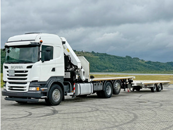 Crane truck Scania R440 * HIAB 422 E-6 HIPRO + FUNK + Anhänger! 6x4: picture 4