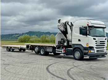 Crane truck Scania R440 * HIAB 422 E-6 HIPRO + FUNK + Anhänger! 6x4: picture 3