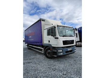 Curtain side truck MAN TGM 18.250