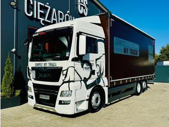 Curtain side truck MAN TGX