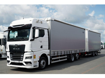 Curtain side truck MAN TGX