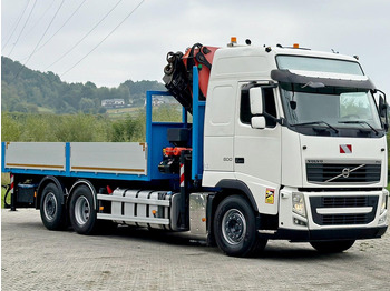 Dropside/ Flatbed truck, Crane truck Volvo FH 500: picture 4 Dropside/ Flatbed truck, Crane truck Volvo FH 500: picture 4