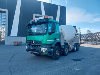Concrete mixer truck Mercedes-Benz 3246 8x4 / 9 m3 stetter: picture 2