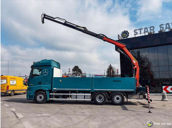 Crane truck, Dropside/ Flatbed truck Mercedes-Benz  ACTROS 2545 6x2 Palfinger PK 16001 HDS Crane Mercedes-Benz  ACTROS 2545 6x2 Palfinger PK 16001 HDS Crane: picture 4