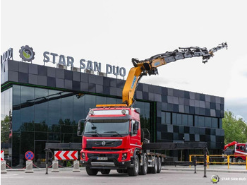 Crane truck Volvo  FMX 500 8x2 Effer 585 Fly Jib Winch Crane Kran: picture 2