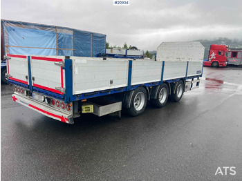 Dropside/ Flatbed trailer Konar 3 akslet plankjerre: picture 2