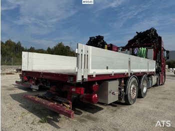 Dropside/ Flatbed truck, Crane truck Scania R500: picture 3