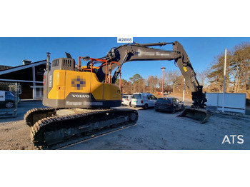 Excavator Volvo ECR235 EL gravemaskin m/ graveskuffe, pusseskuffe, rototilt og gps: picture 2