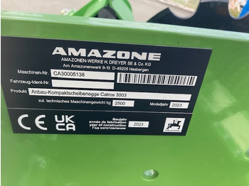 New Disc harrow Amazone Catros  3003: picture 4