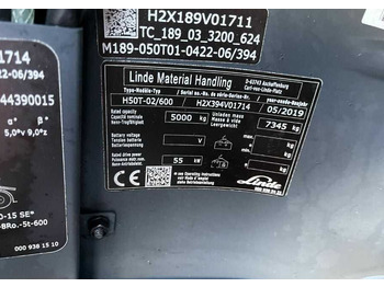LPG forklift Linde H50T-02/600: picture 4