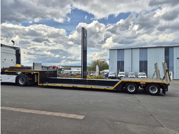 Low loader semi-trailer LinTrailers S2A 14 LSDN Teleskopierbar BPW-Achsen 57.000km: picture 4