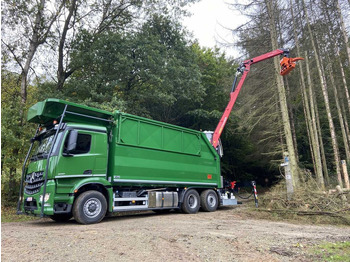 New Logging truck, Crane truck Mercedes-Benz Arocs 2751L HAD + Q170L (11,5m!) -EBERT-Fäll-LKW: picture 2