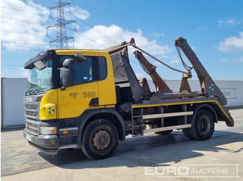 Skip loader truck SCANIA P 230