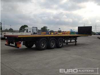 Dropside/ Flatbed semi-trailer M&G Tri Axle Flatbed Trailer, Twist Locks: picture 5