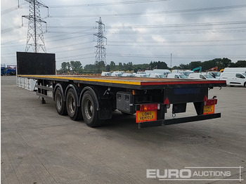 Dropside/ Flatbed semi-trailer M&G Tri Axle Flatbed Trailer, Twist Locks: picture 3