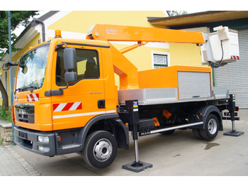 Truck with aerial platform MAN TGL 8.150/TÜV/ESDA 21,5m Hubarbeitsbühne/Steiger/EURO 5: picture 2