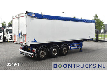 Tipper semi-trailer Stas S300CX | TIPPER 53 M³ * AGROSTAR * SAF / DISC * ALU * APK 05-2025: picture 4