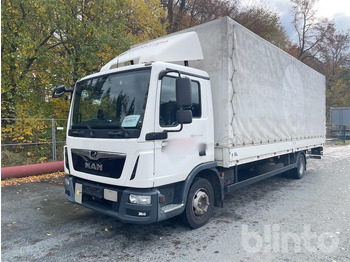 Curtain side truck MAN TGL 12.220