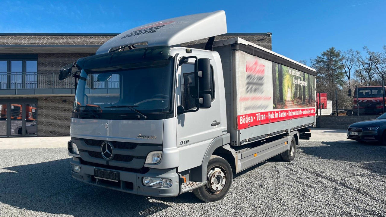Mercedes-Benz Atego 818 Pritsche + Plane Schiebeplane Mercedes-Benz Atego 818 Pritsche + Plane Schiebeplane - Curtain side truck: picture 2 Mercedes-Benz Atego 818 Pritsche + Plane Schiebeplane Mercedes-Benz Atego 818 Pritsche + Plane Schiebeplane - Curtain side truck: picture 2
