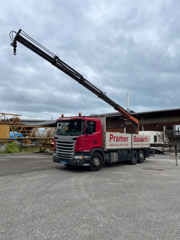 Scania G 410 LG 6x2 Kran Palfinger 20001 Scania G 410 LG 6x2 Kran Palfinger 20001 - Dropside/ Flatbed truck, Crane truck: picture 1 Scania G 410 LG 6x2 Kran Palfinger 20001 Scania G 410 LG 6x2 Kran Palfinger 20001 - Dropside/ Flatbed truck, Crane truck: picture 1