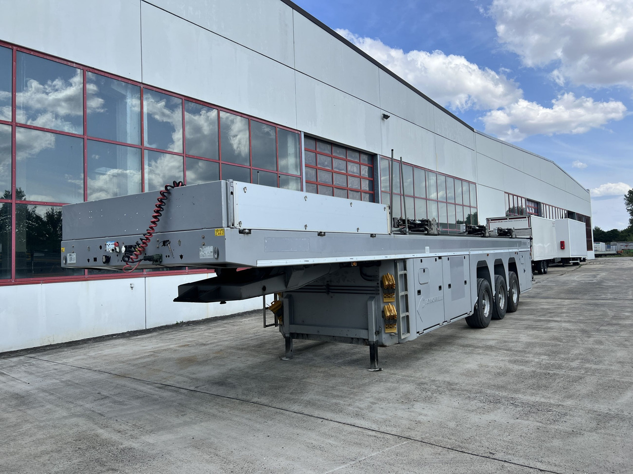 FAYMONVILLE F-S43-1EJB 3-Achs-Beton-Innenlader PREFAMAX, Wenig Benutzt - Low loader semi-trailer: picture 3 FAYMONVILLE F-S43-1EJB 3-Achs-Beton-Innenlader PREFAMAX, Wenig Benutzt - Low loader semi-trailer: picture 3