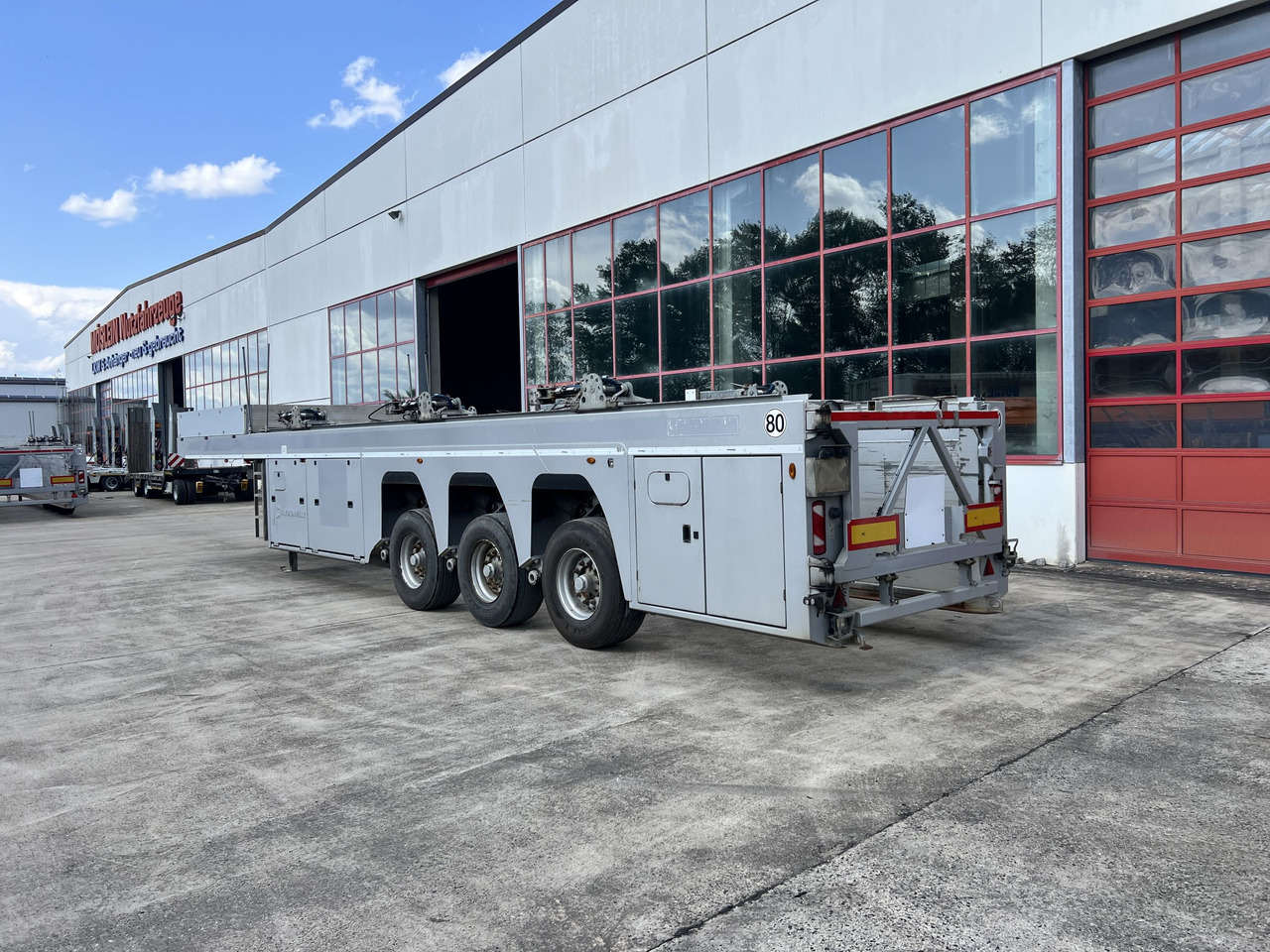 FAYMONVILLE F-S43-1EJB 3-Achs-Beton-Innenlader PREFAMAX, Wenig Benutzt - Container transporter/ Swap body semi-trailer: picture 5 FAYMONVILLE F-S43-1EJB 3-Achs-Beton-Innenlader PREFAMAX, Wenig Benutzt - Container transporter/ Swap body semi-trailer: picture 5