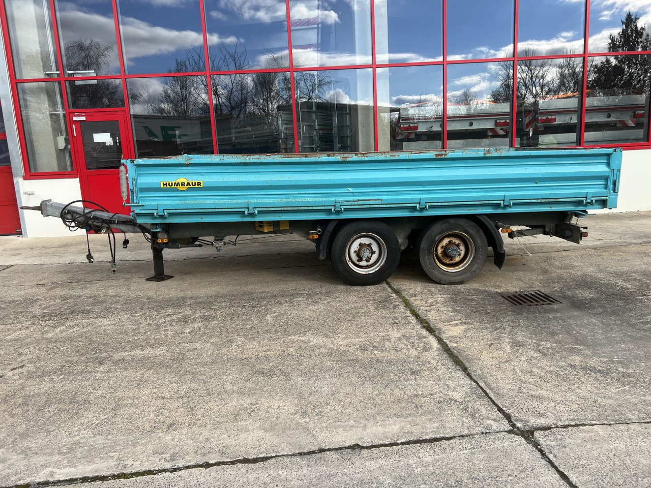 Humbaur HTK 10 50 24 Tandem Kipper- Tieflader - Tipper trailer: picture 4 Humbaur HTK 10 50 24 Tandem Kipper- Tieflader - Tipper trailer: picture 4